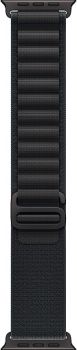 Apple Watch Ultra 3, Black Titanium Case with Black Alpine Loop (S)