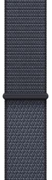 Apple Watch Series 11 46mm, Silver Aluminum Case with Sport Loop Anchor Blue