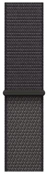 Apple Watch Series 11 46mm, Jet Black Aluminum Case with Sport Loop Dark Gray